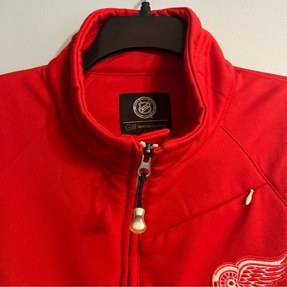 Detroit Red Wings Men's G-Ill Red Ice
Lightweight Sweater Jacket, Full zip Sz M - Picture 11 of 13